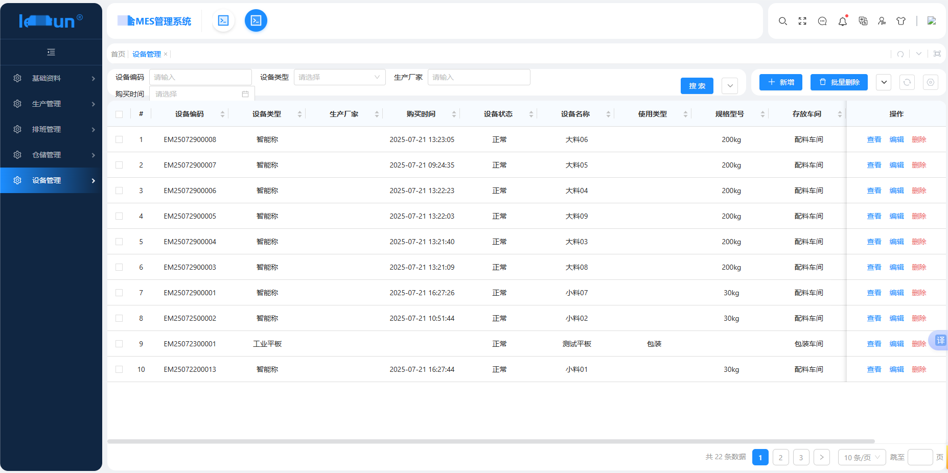 食品生产执行系统功能(图6)