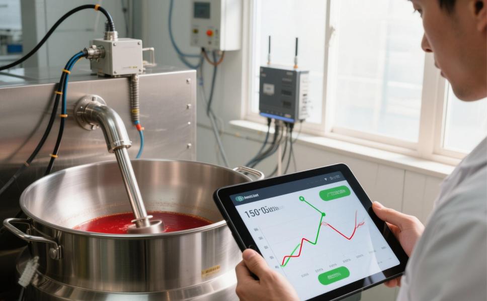 调味品炒制过程温控如何数字化?FoodMES自动记录关键参数