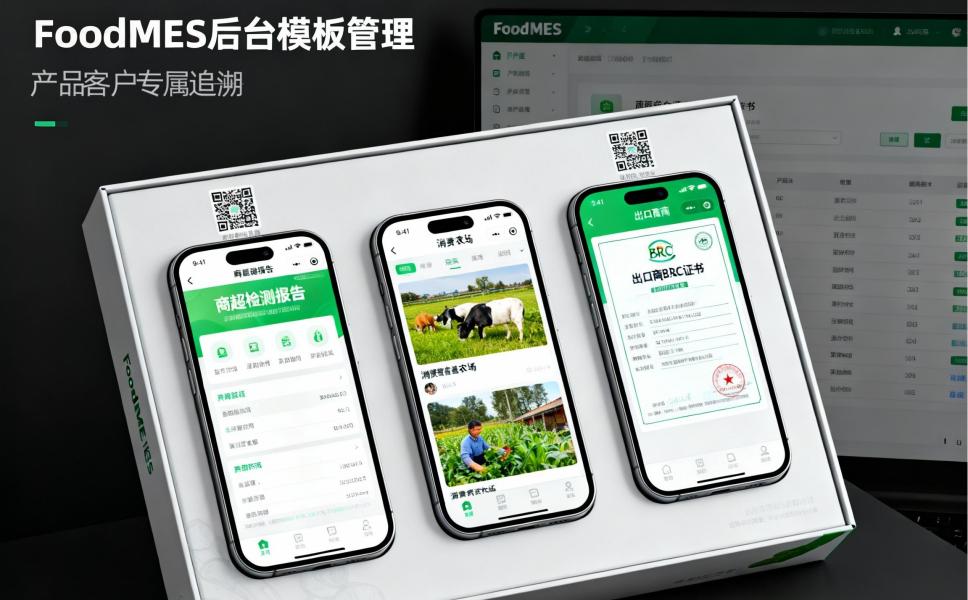 客户扫码看什么？FoodMES定制追溯页