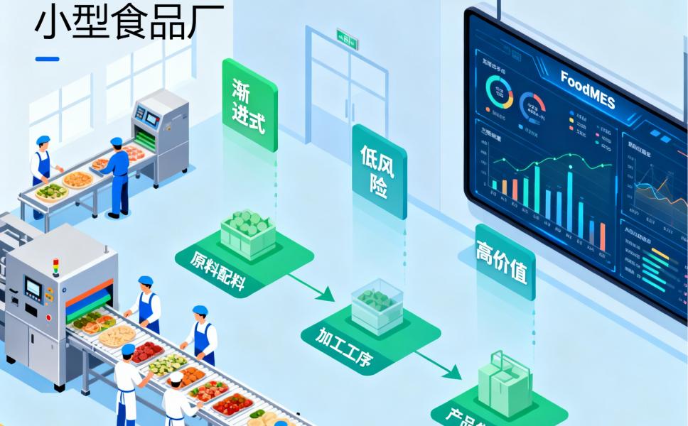 小厂也能上MES?分阶段实施FoodMES指南