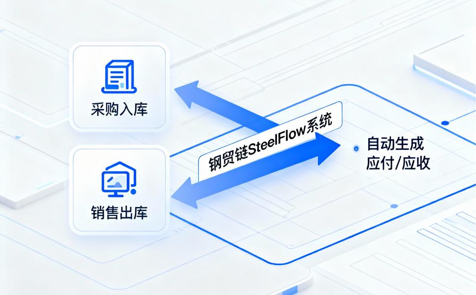 钢贸老板还在手工对账？SteelFlow系统让业务财务自动同步