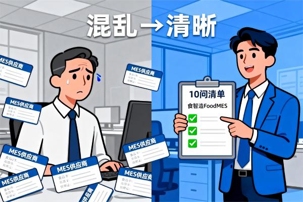 如何评估FoodMES供应商？10个关键问题清单