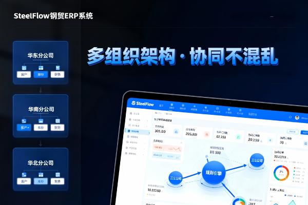 钢贸ERP系统如何支持多分公司、多团队协同？