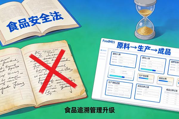 《食品安全法》新规下，食品企业如何通过MES满足追溯要求？