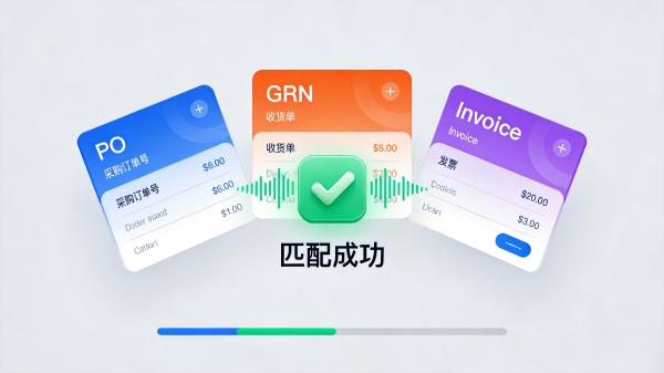 钢贸企业如何通过ERP系统实现采购合同的履约跟踪?(图3) 三单自动匹配_业财一体化_SteelFlow.jpg