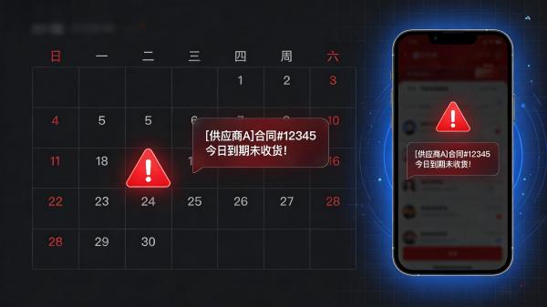 钢贸企业如何通过ERP系统实现采购合同的履约跟踪?(图2) 交期智能预警_风险前置_SteelFlow.jpg