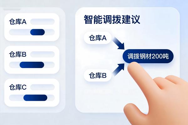 ERP系统如何支持钢贸企业的多仓库调拨与库存平衡?(图2) 智能调拨建议_最优路径_SteelFlow.jpg