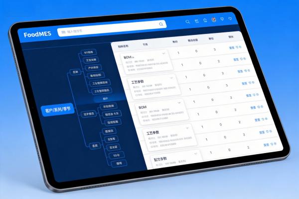 川渝调味品企业如何通过FoodMES实现柔性化多口味生产?(图2) 川渝_配方库_FoodMES.jpg