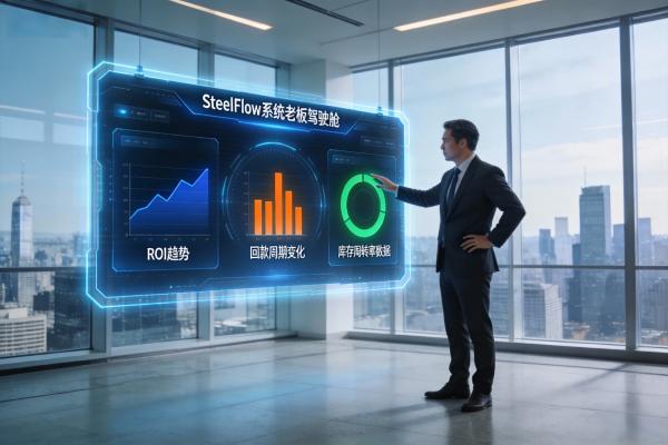 老板最关心的3个ERP指标:ROI、回款周期、库存周转率(图1) 钢贸老板_数字驾驶舱_SteelFlow.jpg