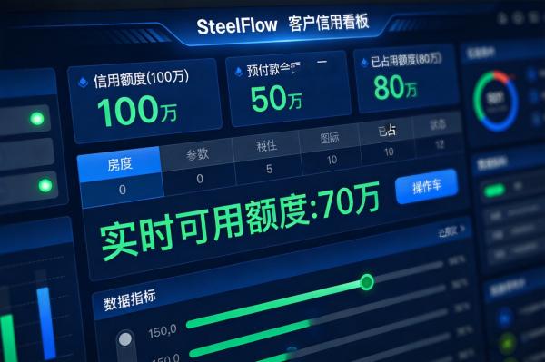 ERP系统如何实现钢贸企业的客户预付款与信用额度联动控制？