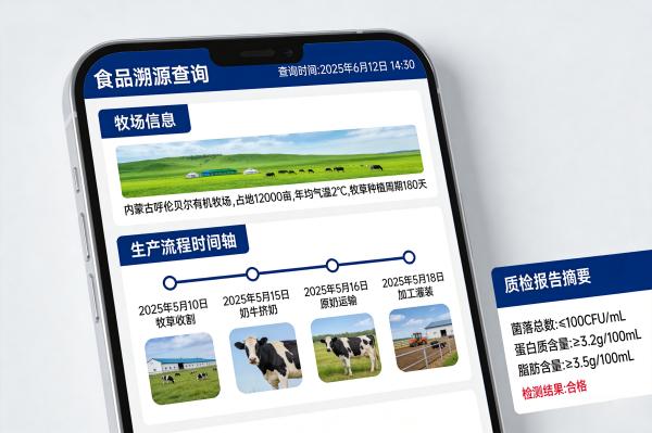 乳品厂如何通过FoodMES实现从牧场到灌装的全程批次追溯?(图2) 乳品_扫码_FoodMES.jpg