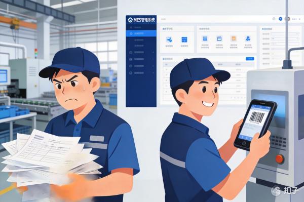 如何通过FoodMES移动端实现车间无纸化报工?(图1) 无纸化_移动端报工_FoodMES.jpg