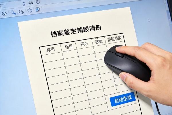 档案到期鉴定与销毁清册生成的自动化流程解析(图2) images_档案鉴定销毁清册界面_档案鉴定销毁.jpg