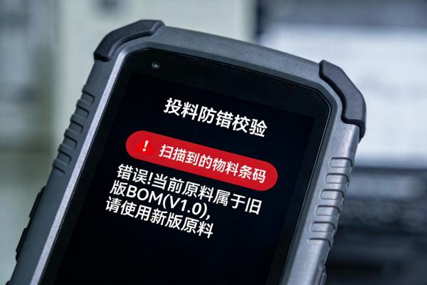 与ERP集成:低代码定制开发解决食品行业BOM变更同步滞后难题(图2) PDA投料防错校验界面_低代码定制开发_LowCod.jpg