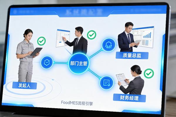 审批太慢影响生产?FoodMES多级电子审批方案(图1) 多级审批_流程引擎_FoodMES.jpg