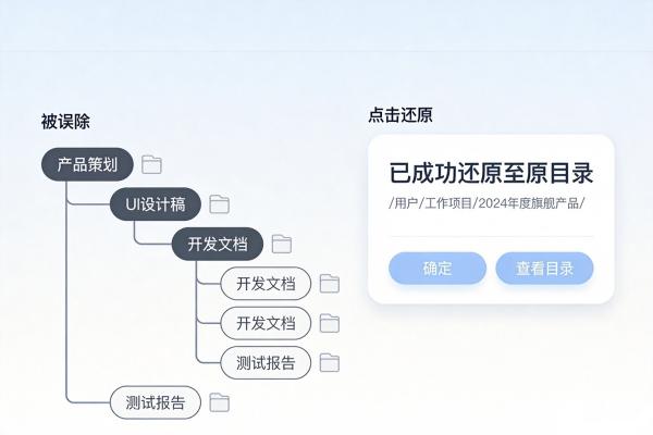 回收站还原机制揭秘:误删文件如何快速找回?(图3) 目录结构还原_FMS操作演示.jpg