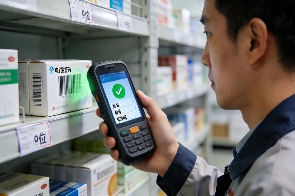 昆明某医药流通WMS案例:GSP合规与温湿度自动监控(图2) PDA扫描电子监管码_WMS.jpg