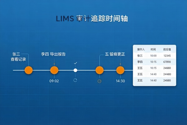 2025新版CMA评审准则对LIMS电子原始记录提出哪些新要求?(图2) LIMS审计追踪时间轴_LIMS.jpg
