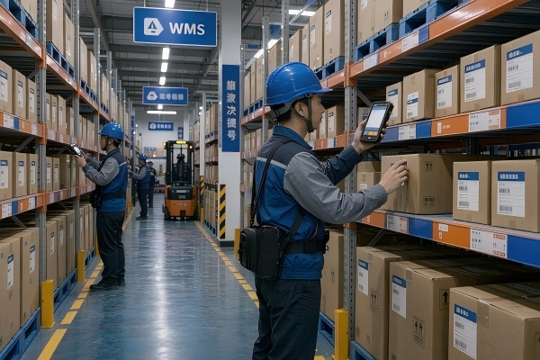 佛山某家电制造WMS实践:多仓协同与成品发运优化(图1) 家电_WMS_波次拣选_PDA.jpg