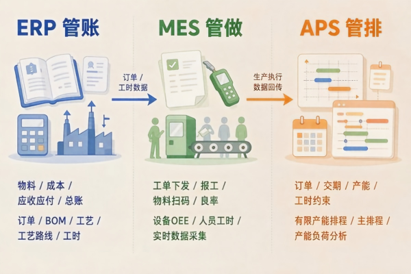 为什么上了ERP和MES，还是交期乱、产能浪费？