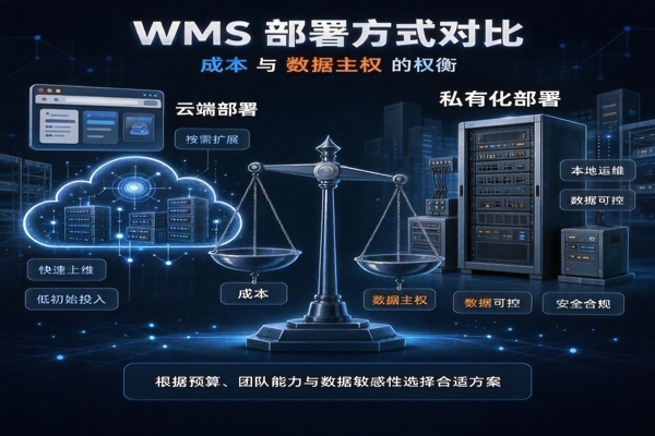 WMS云端部署 vs 私有化部署：选型指南与成本分析