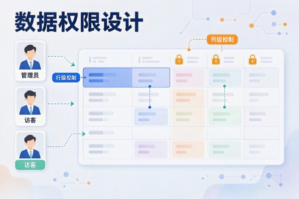 数据权限设计：低代码定制开发如何实现行级与列级控制？